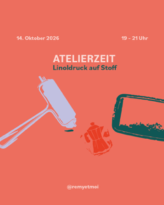 ATELIERZEIT – Linolschnitt Druckwerkstatt – MARLENE 42, 14.10.2026